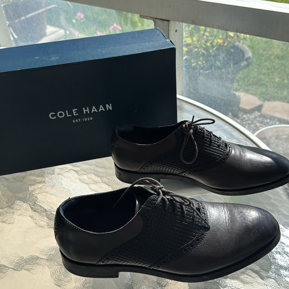 Cole Haan Dark Brown Men's Oxfords